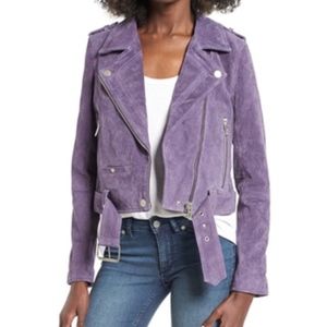 Blank NYC motto jacket suede